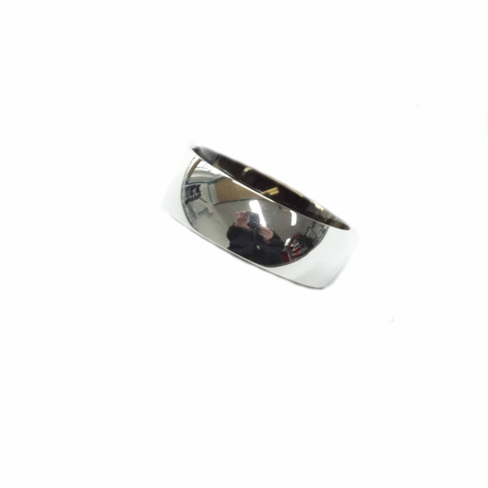 White Dragon Ring Silver Shine
