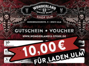 Wonderland 13 voucher for shop Ulm - 10 €