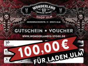 Wonderland 13 voucher for shop Ulm - 100 €