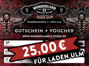Wonderland 13 voucher for shop Ulm - 25 €