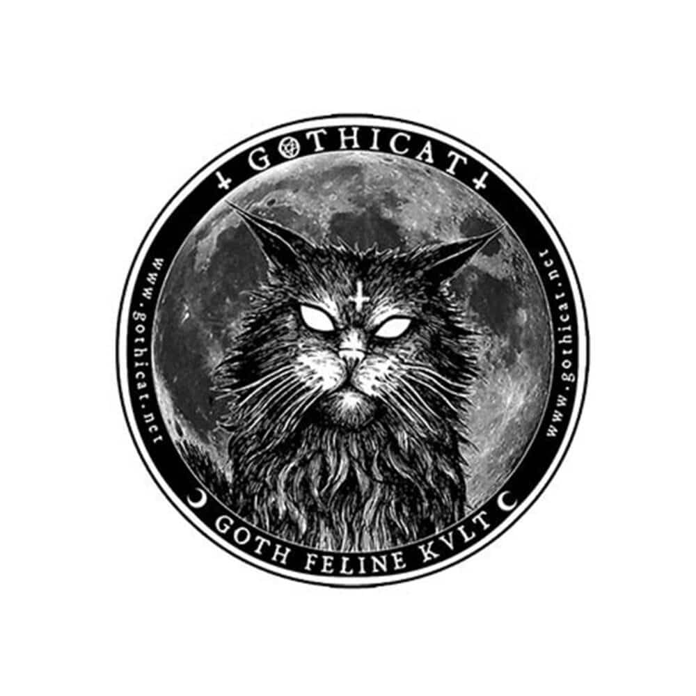 Gothicat Sticker Goth Feline Kult