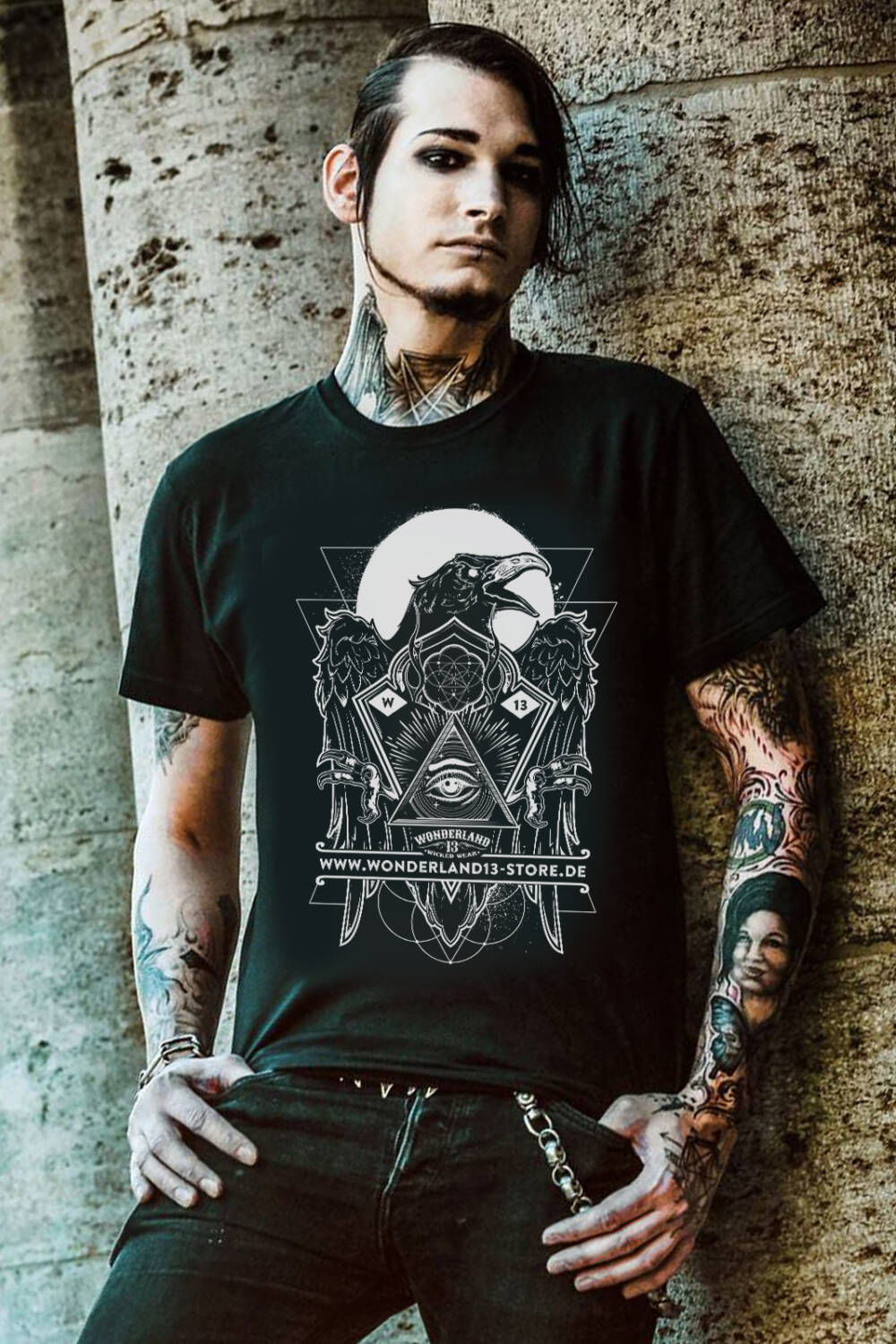 Wonderland 13 Mystic Raven T-Shirt - Image 2