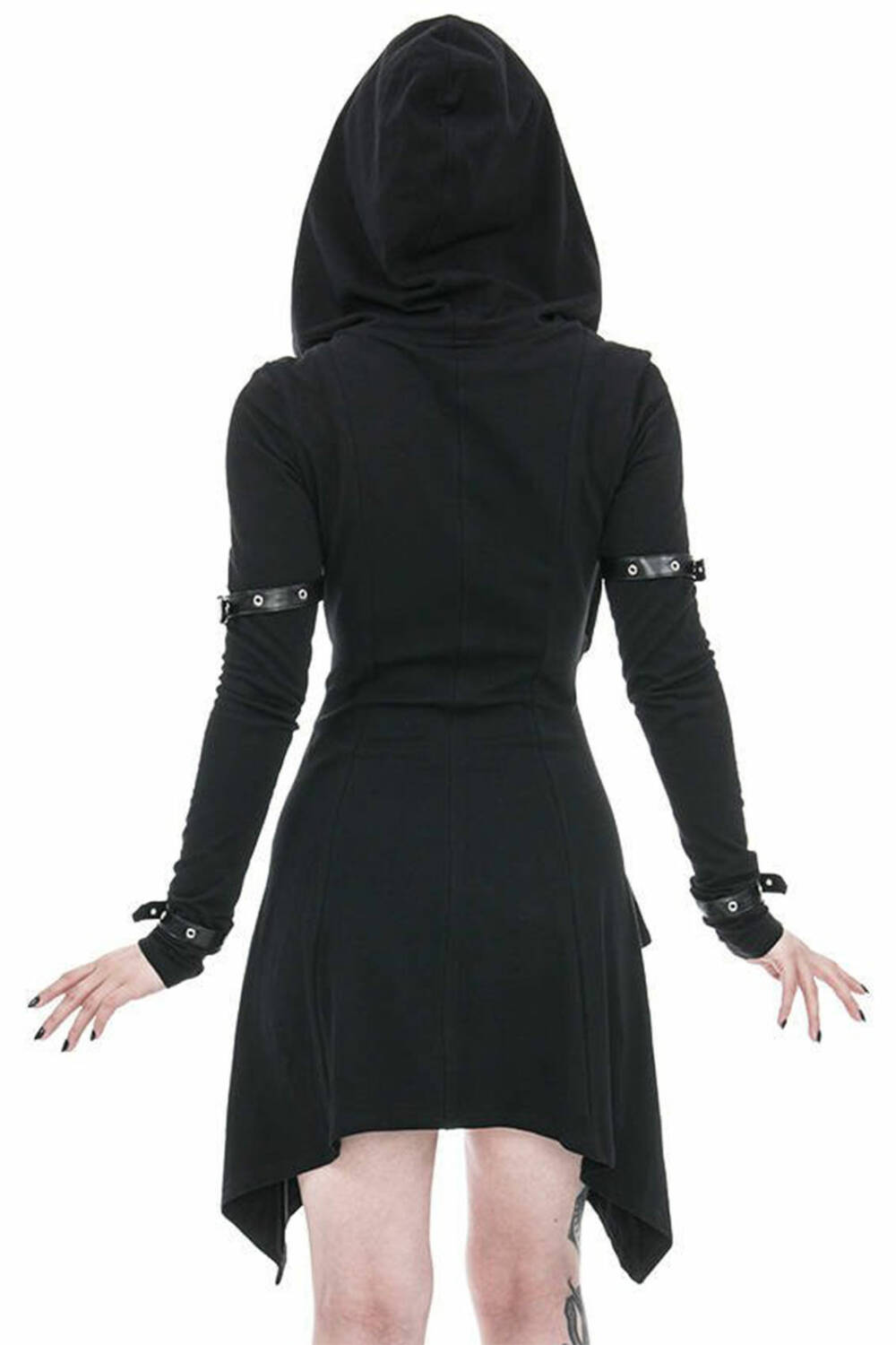 Restyle hooded jacket Black Hecate - Image 3