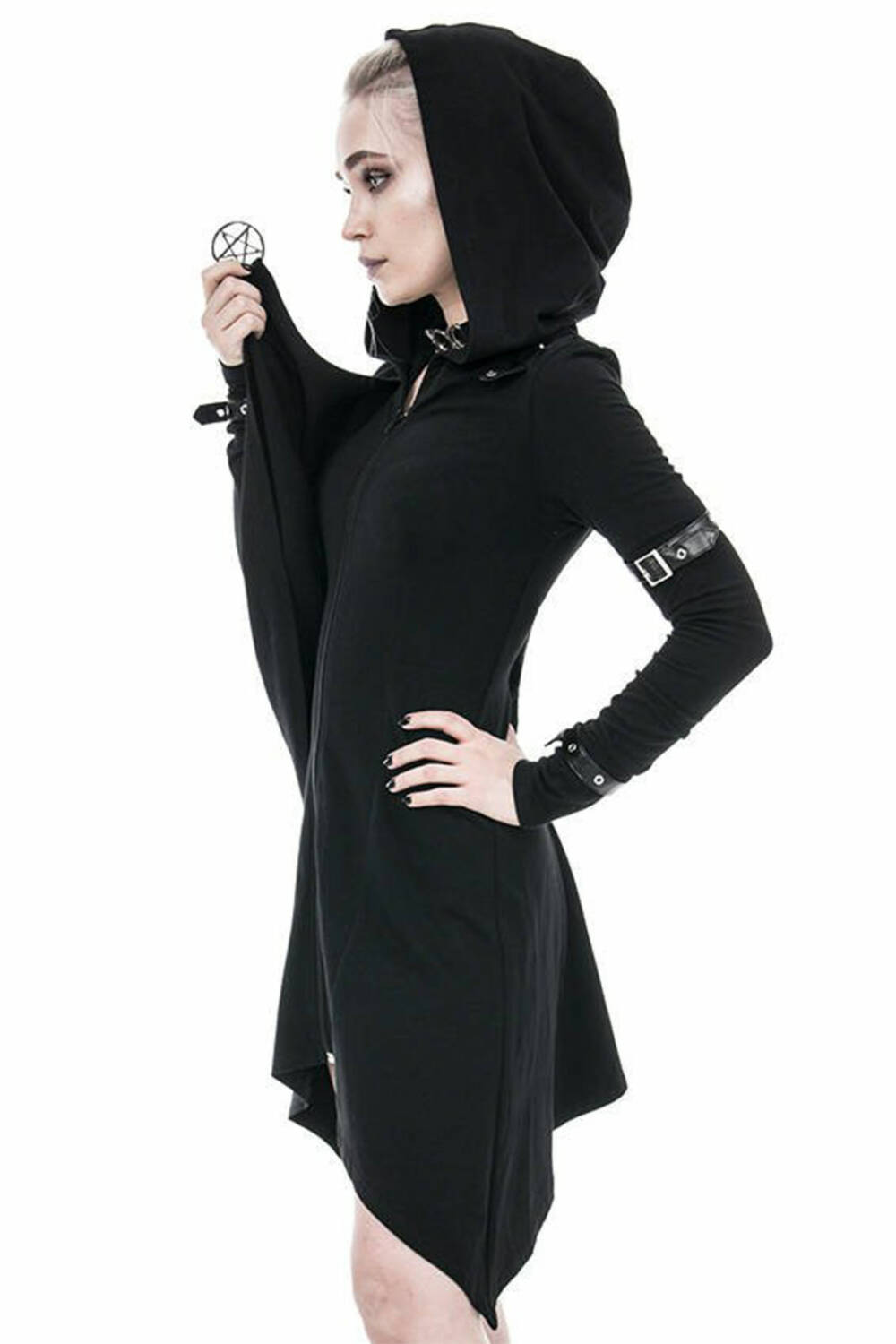 Restyle hooded jacket Black Hecate - Image 4
