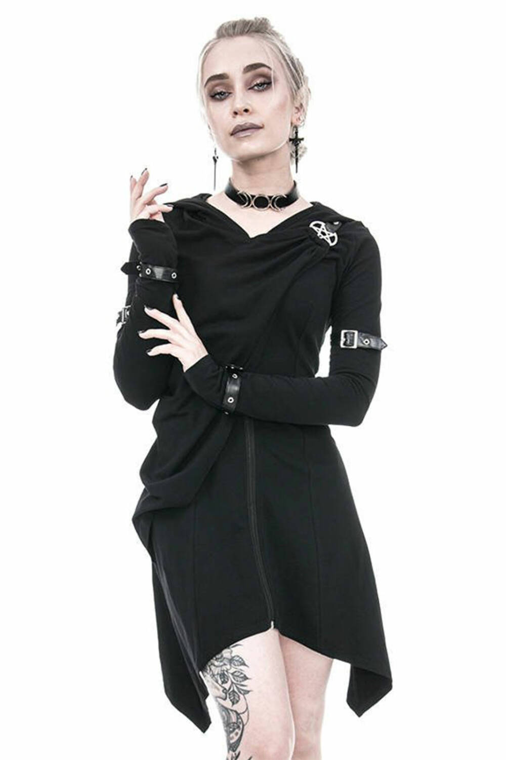 Restyle hooded jacket Black Hecate - Image 6