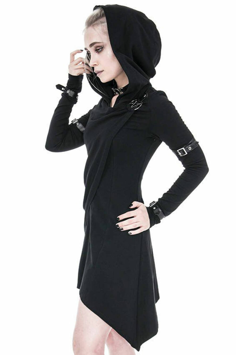 Restyle hooded jacket Black Hecate - Image 9