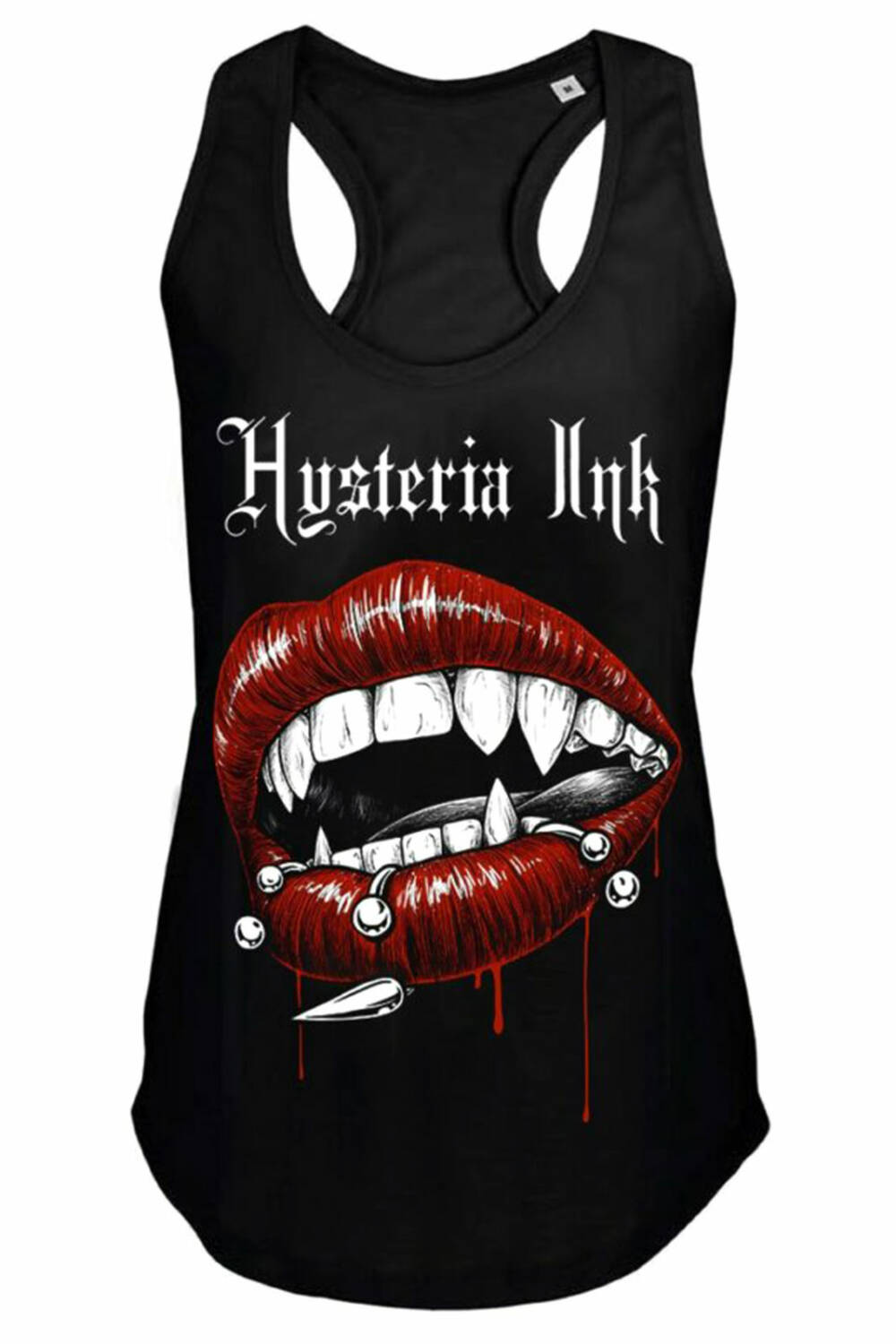 Hysteria Ink Tank Top Vampire Lips Ink