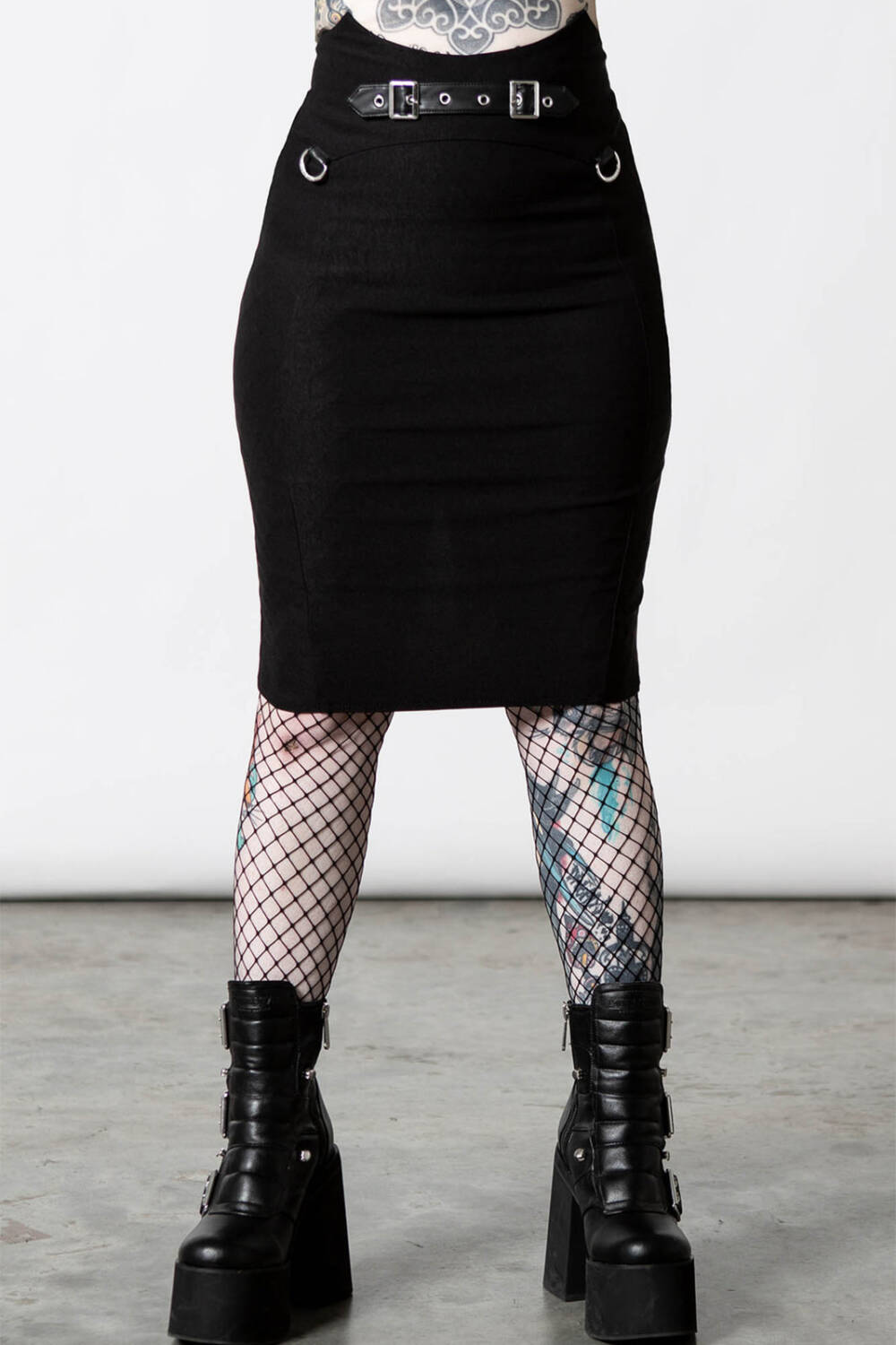 Killstar pencil skirt Warbird - Image 3