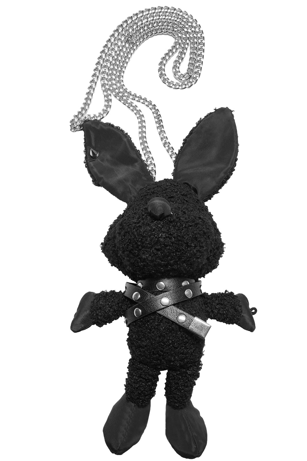 Gothic Metal Claws Design Bandage Bunny Plush Bag