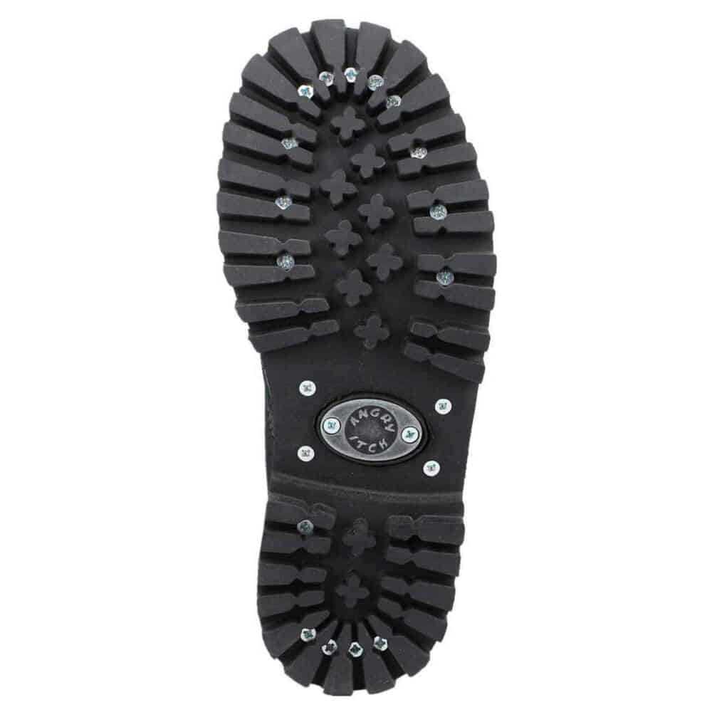 Angry Itch 20 Hole Gothic Punk Army Ranger Leather Boots - Image 6