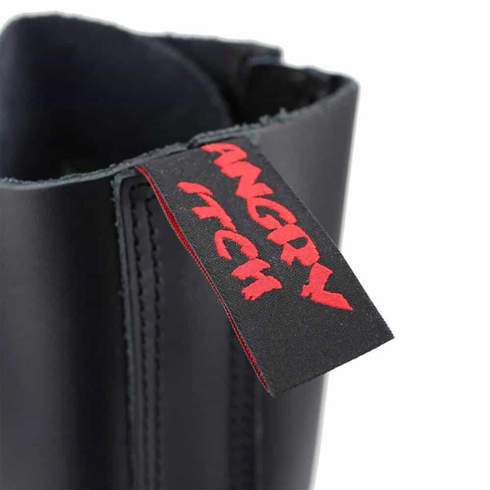 Angry Itch 20 Hole Gothic Punk Army Ranger Leather Boots - Image 9