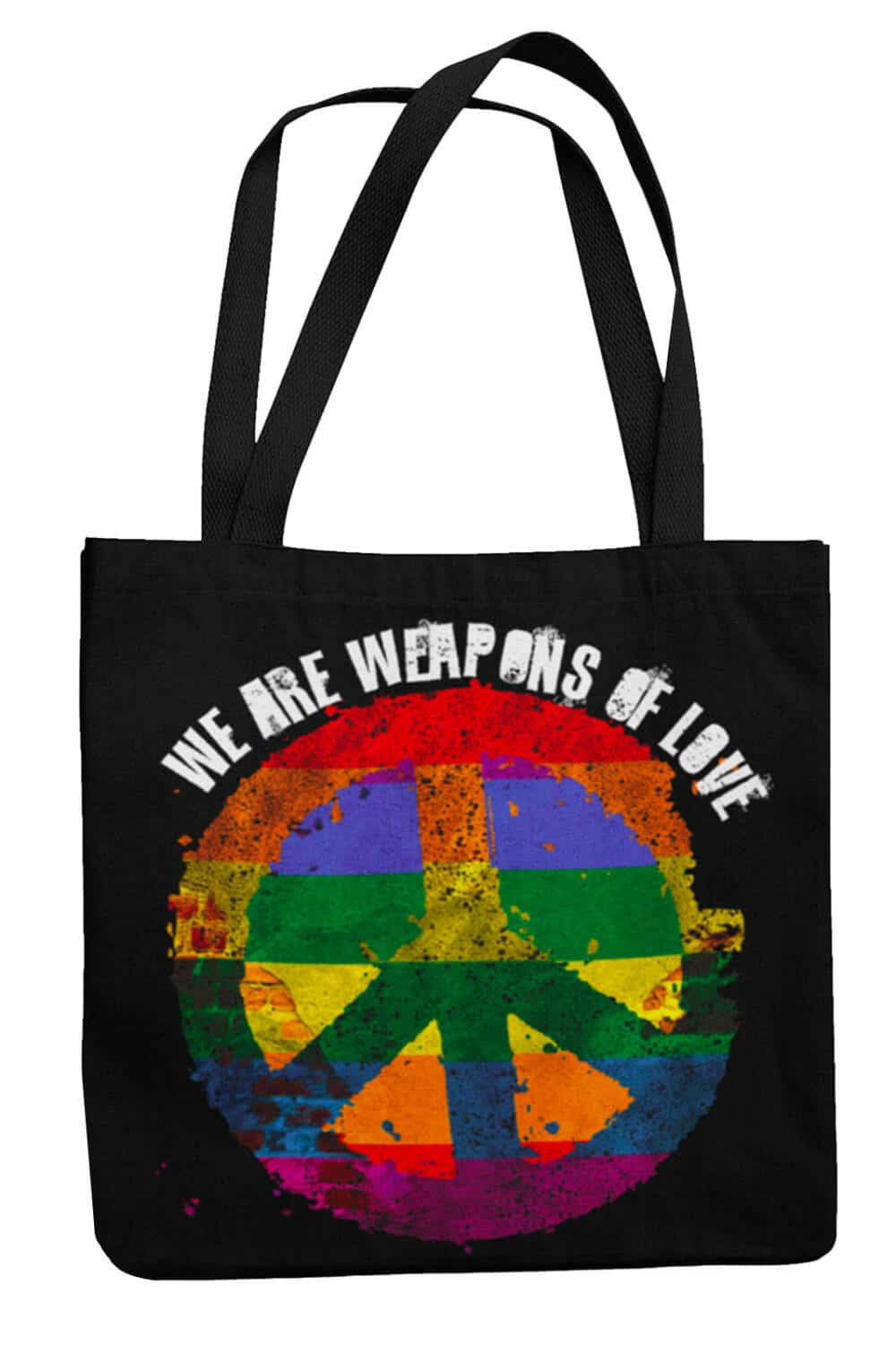 Hysteria Ink totebag We are weapon of love Rainbow