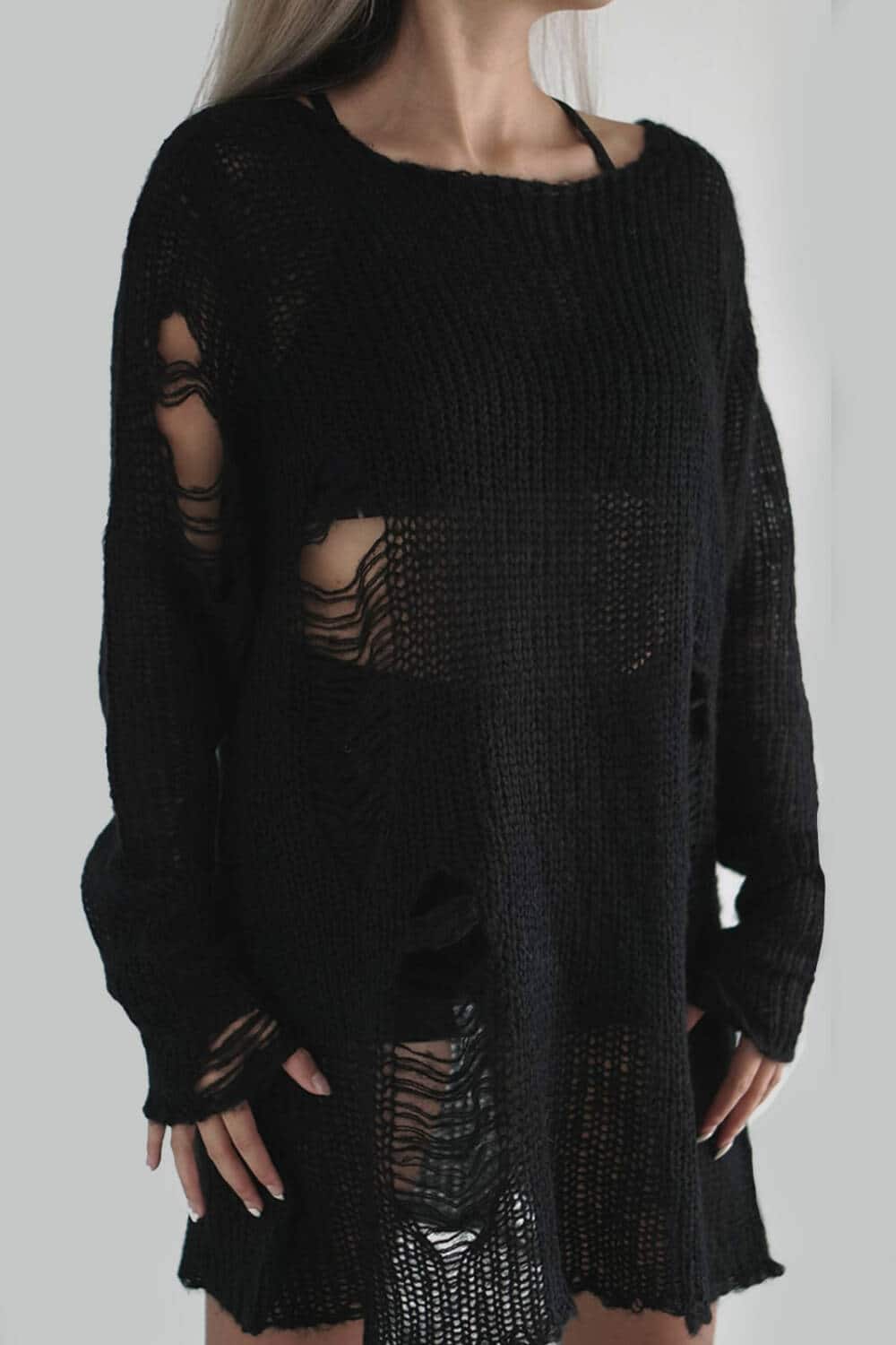Moonattic Sweater Emotic Black - Image 2