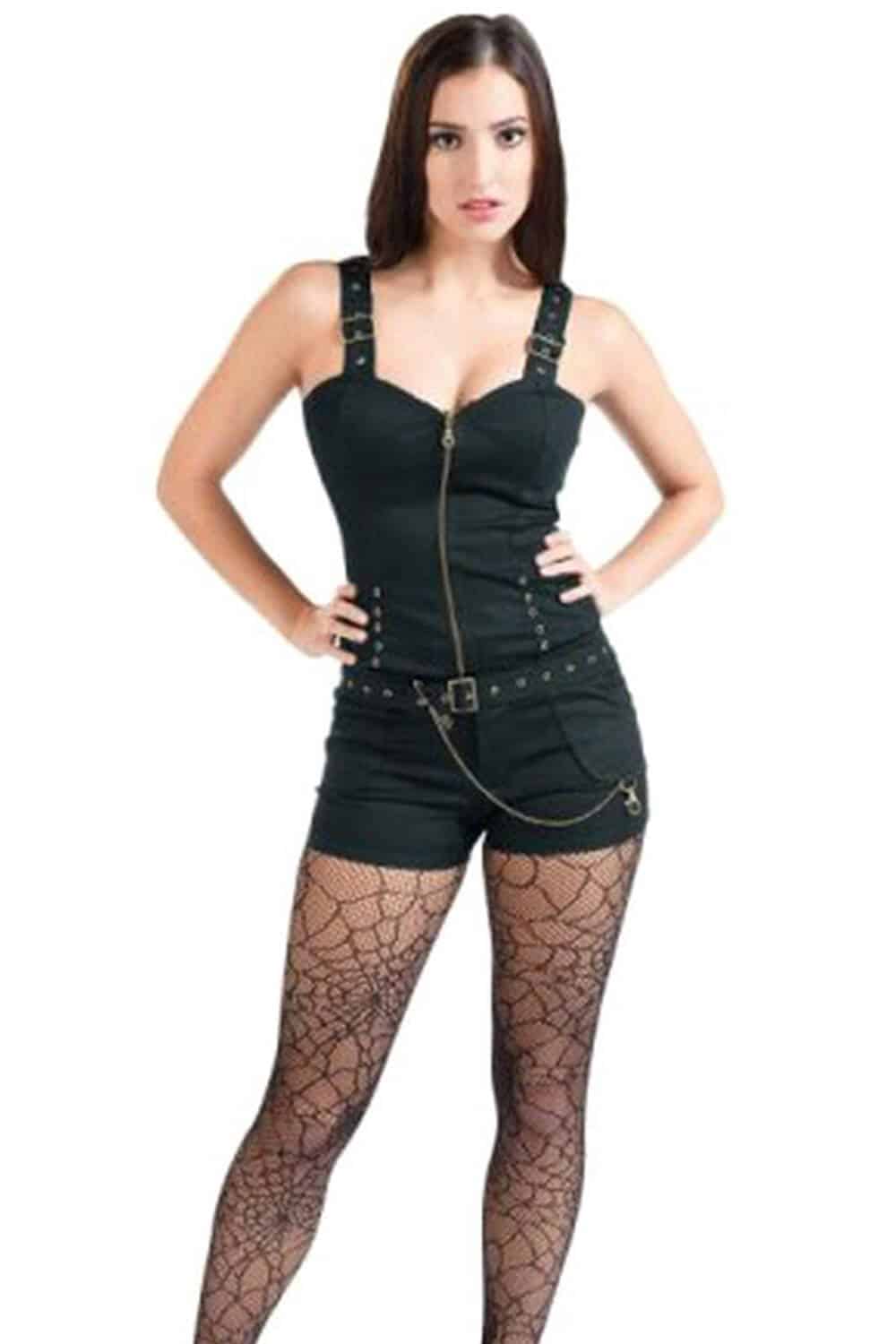 Alcatraz Gothic Tights Spiderweb