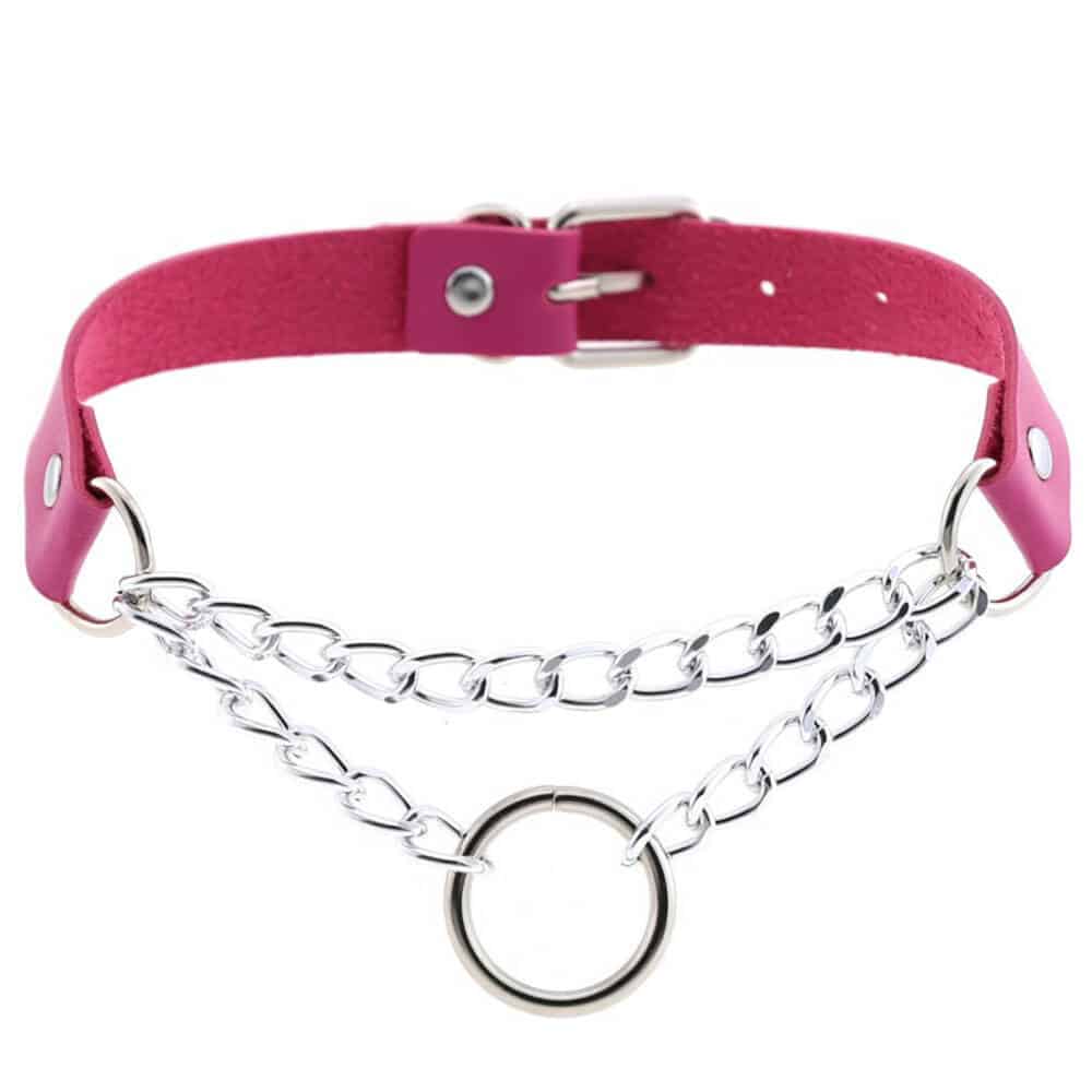Moonattic Choker Ring of Steel