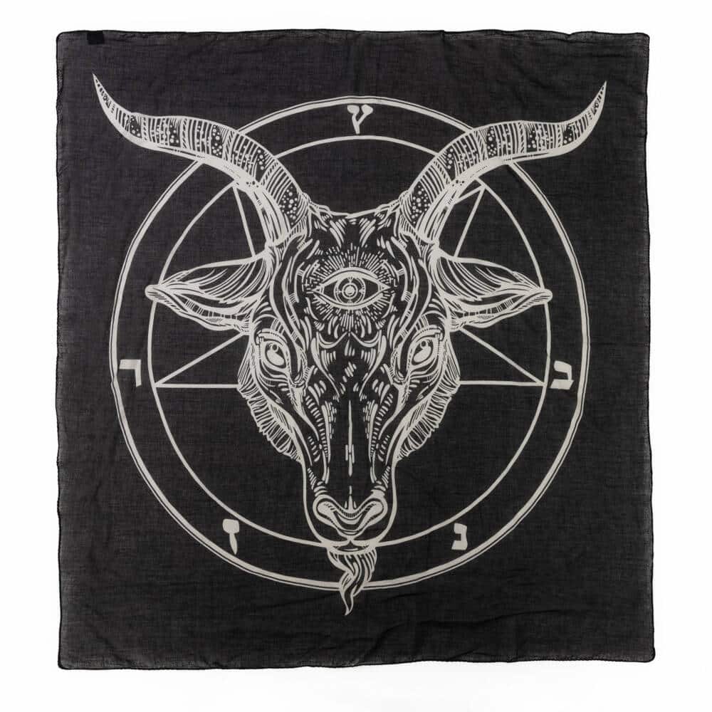 Black Sinner Bandana Baphomet Circle