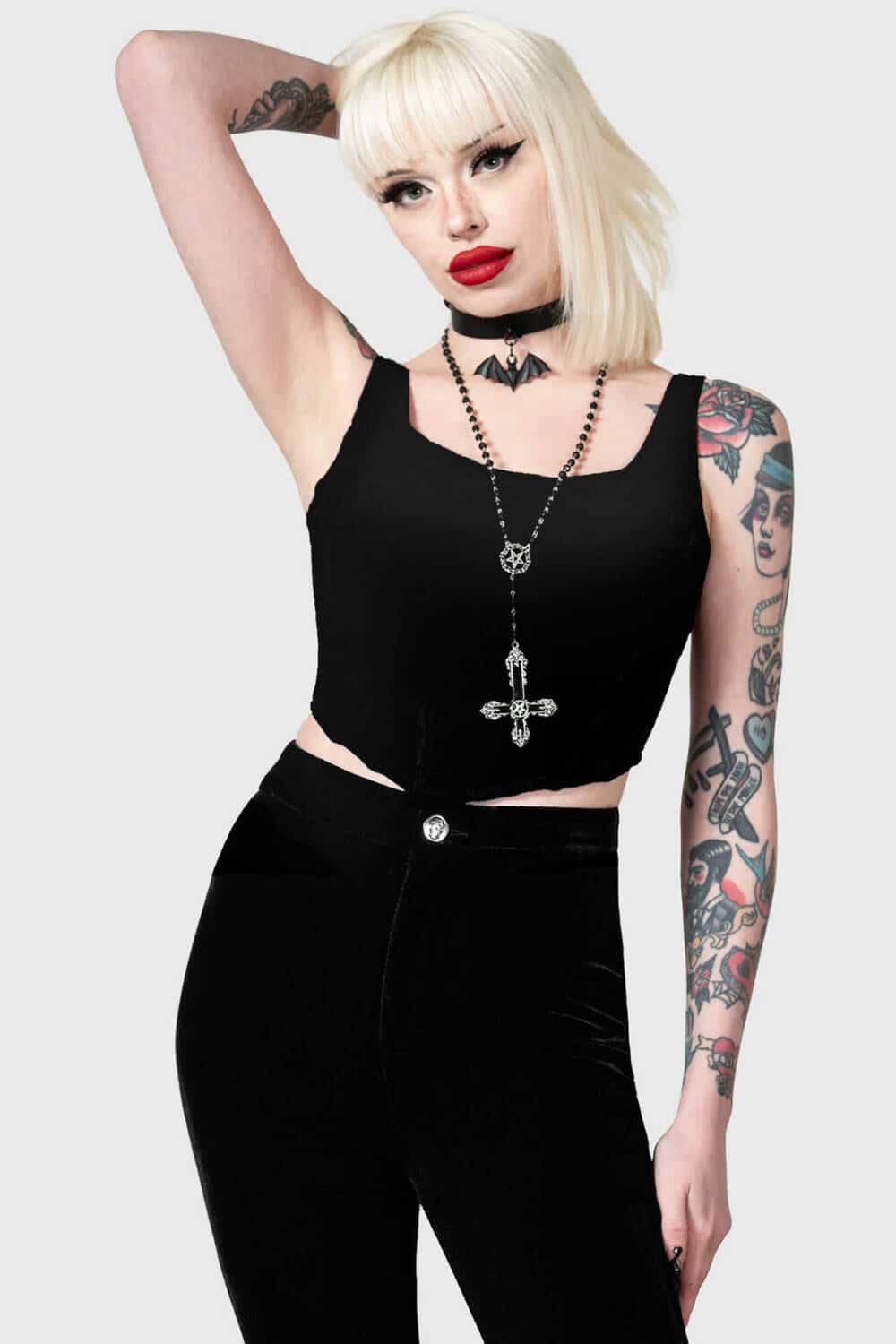 Killstar pants Thenas Thistle - Image 2