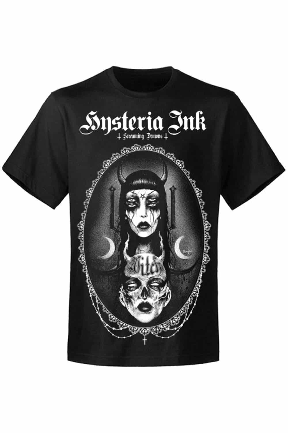 Hysteria Ink T-Shirt Screaming Demons Lucy The Witch