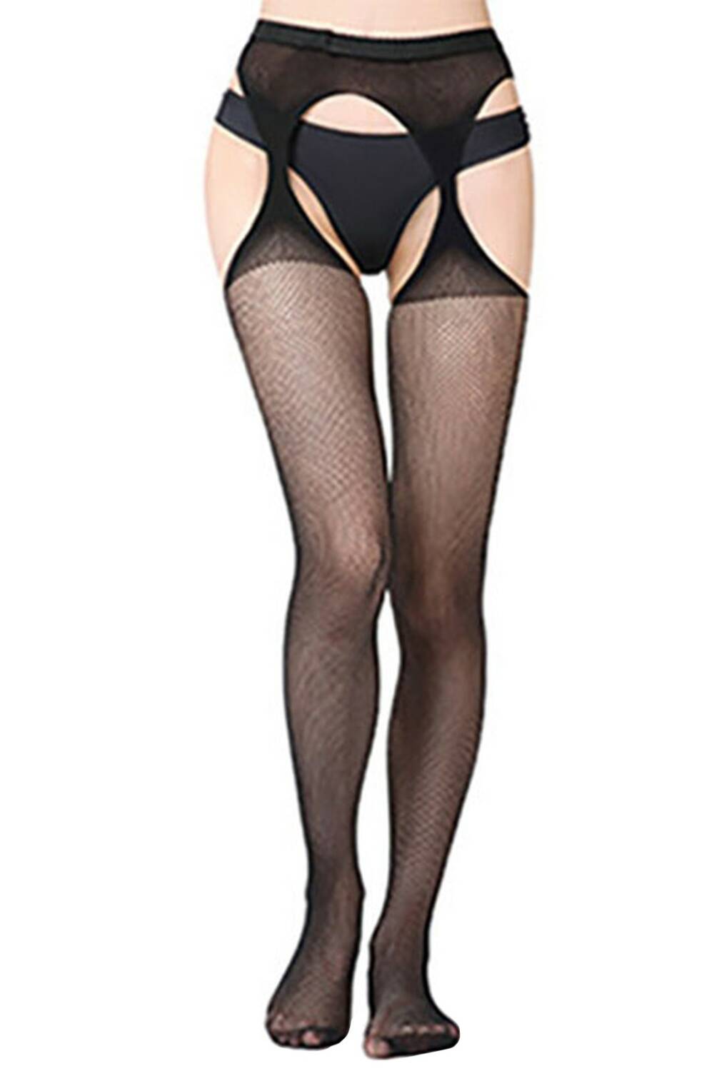 Alcatraz Gothic Tights Suspender V1