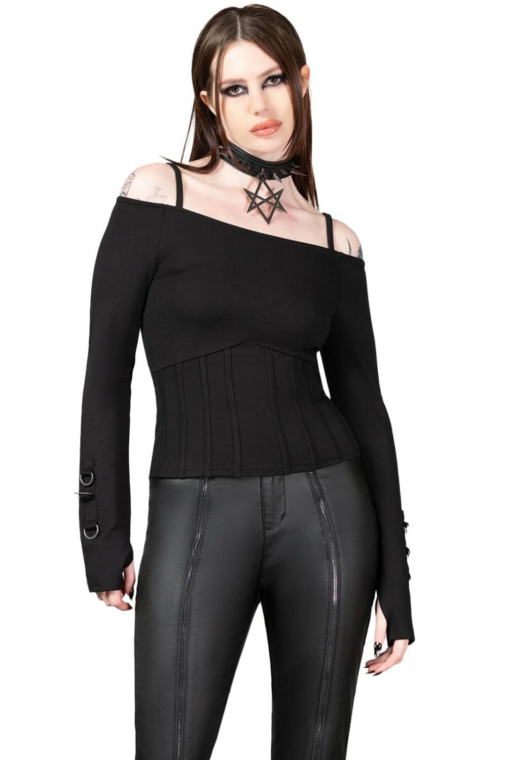 Killstar Top Desolate Cold Shoulder