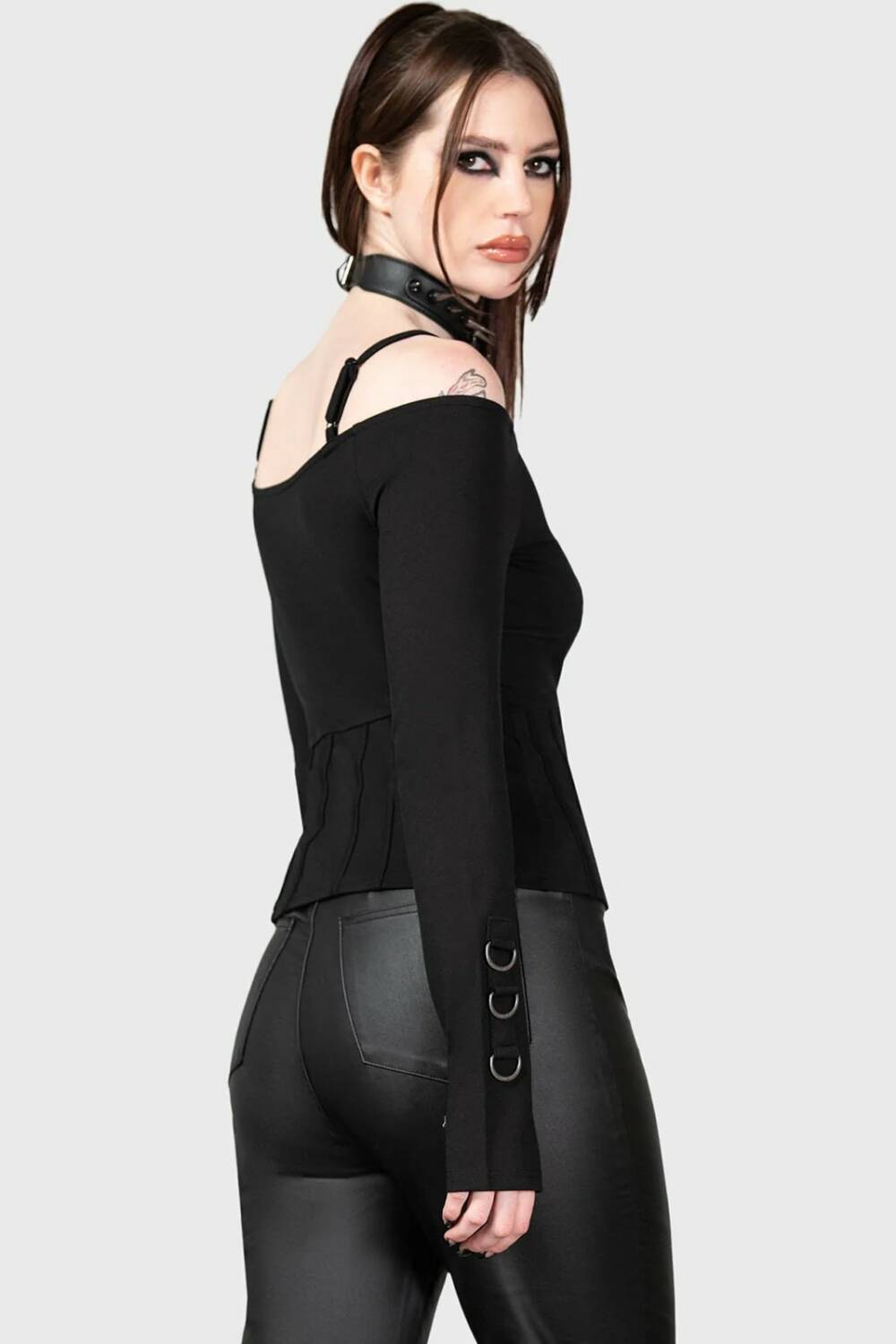Killstar Top Desolate Cold Shoulder - Image 4