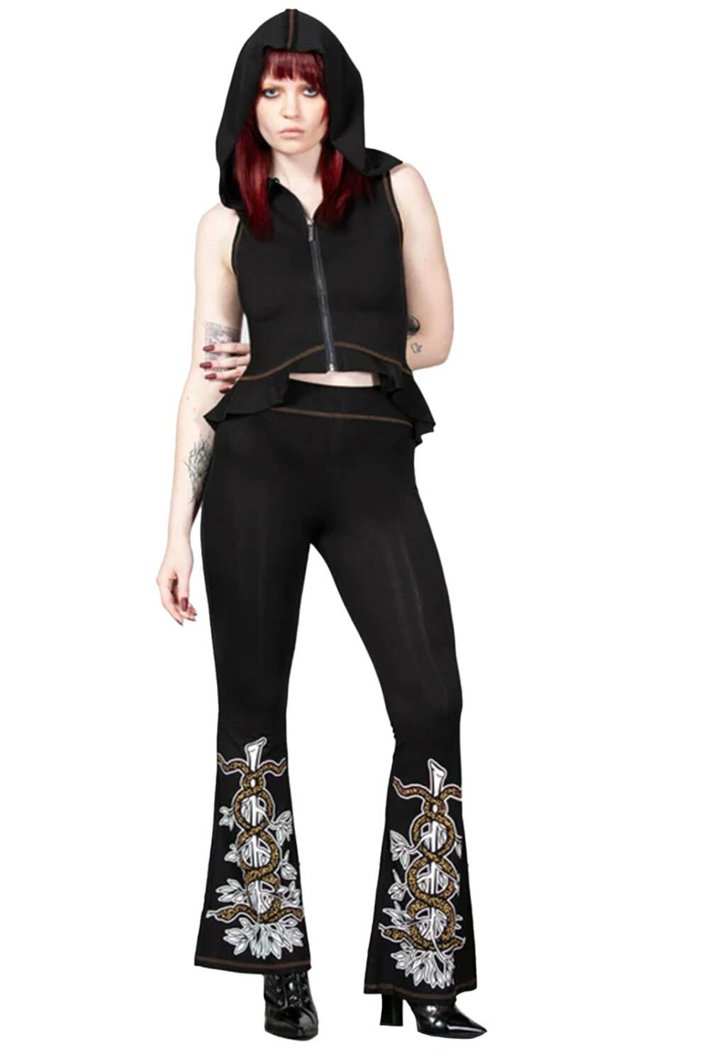 Killstar flared pants Serpents Trick