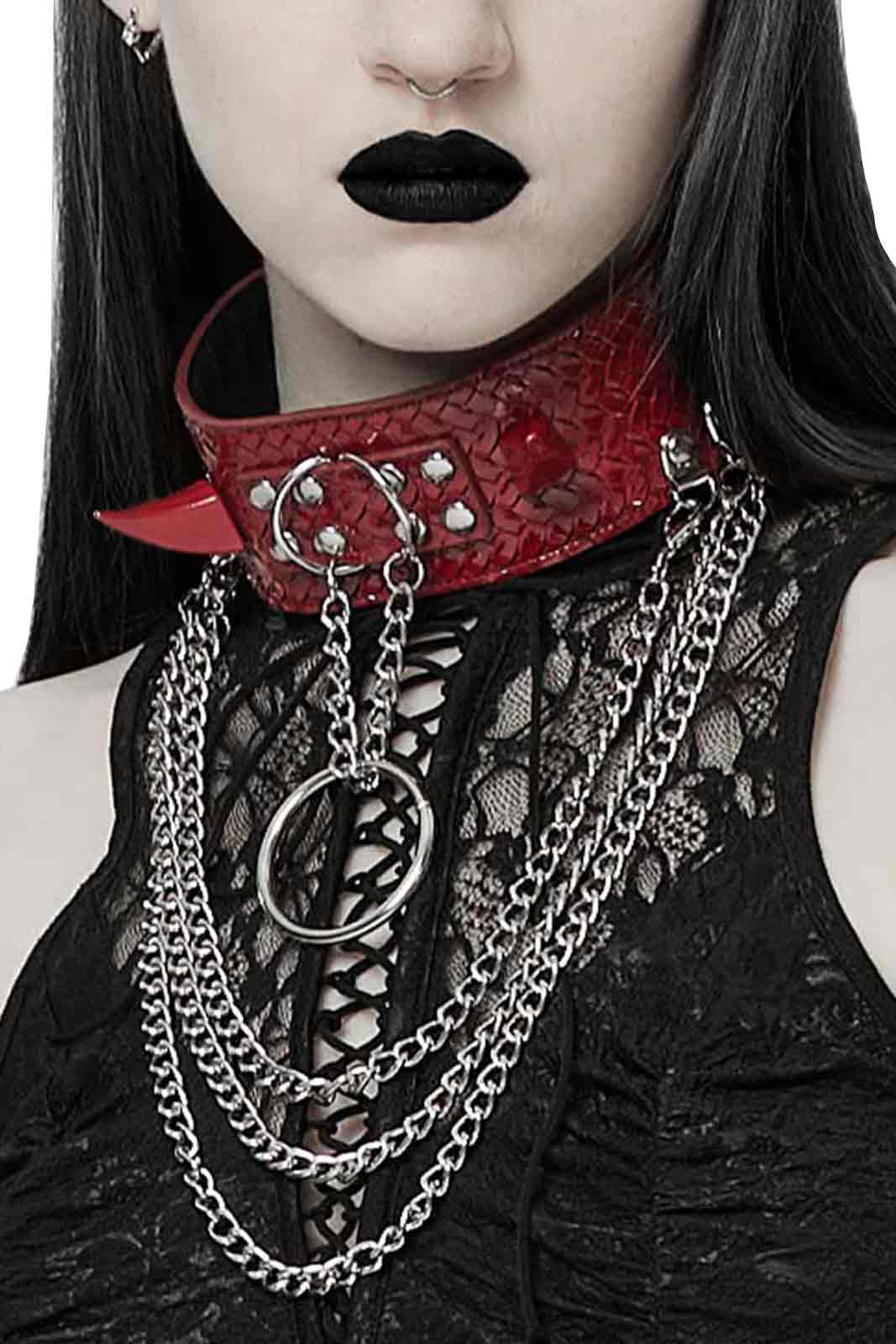 Punk Rave Choker Deviless Wonderland 13 Store