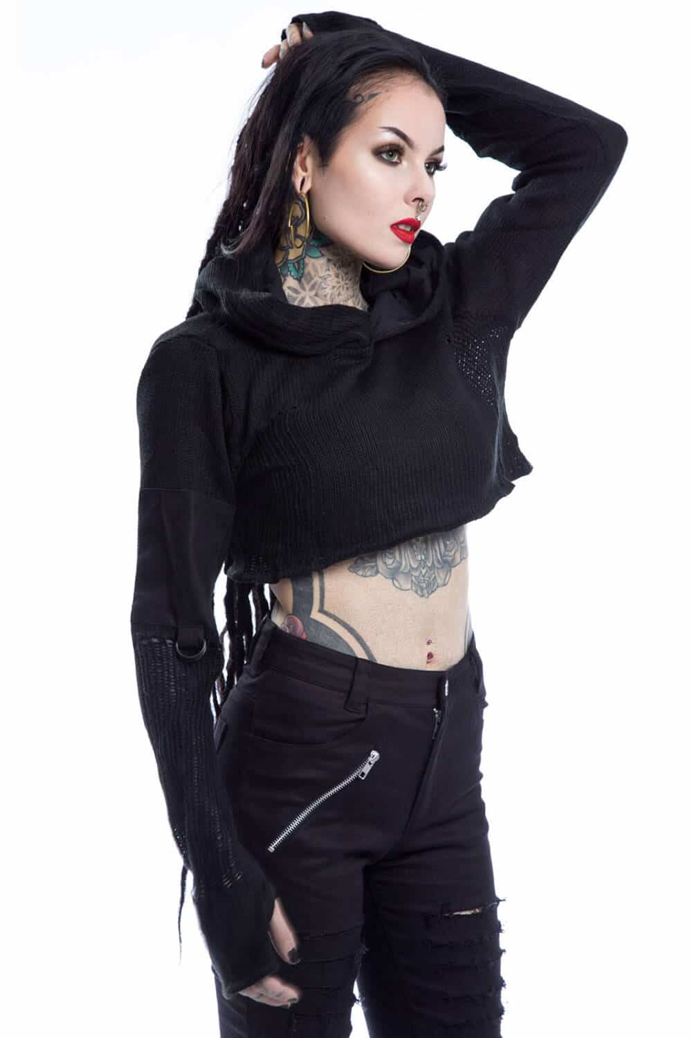 Chemical Black Bolero Hooded CV