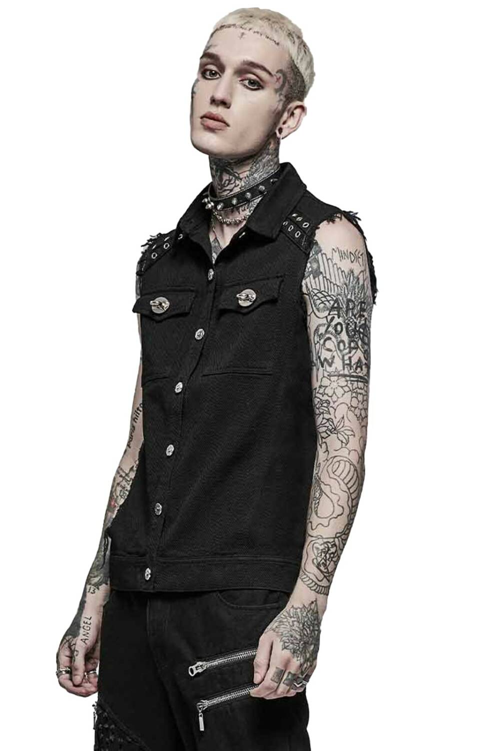 Punk Rave Vest Deviant Behaviour