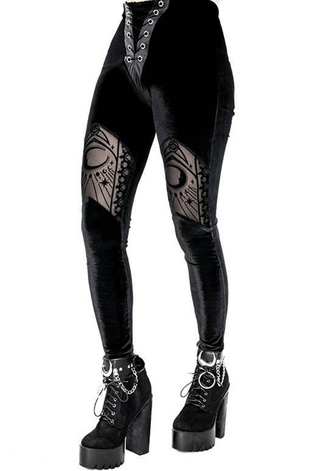 Restyle Legging Cathedral Crescent Moons - Image 4