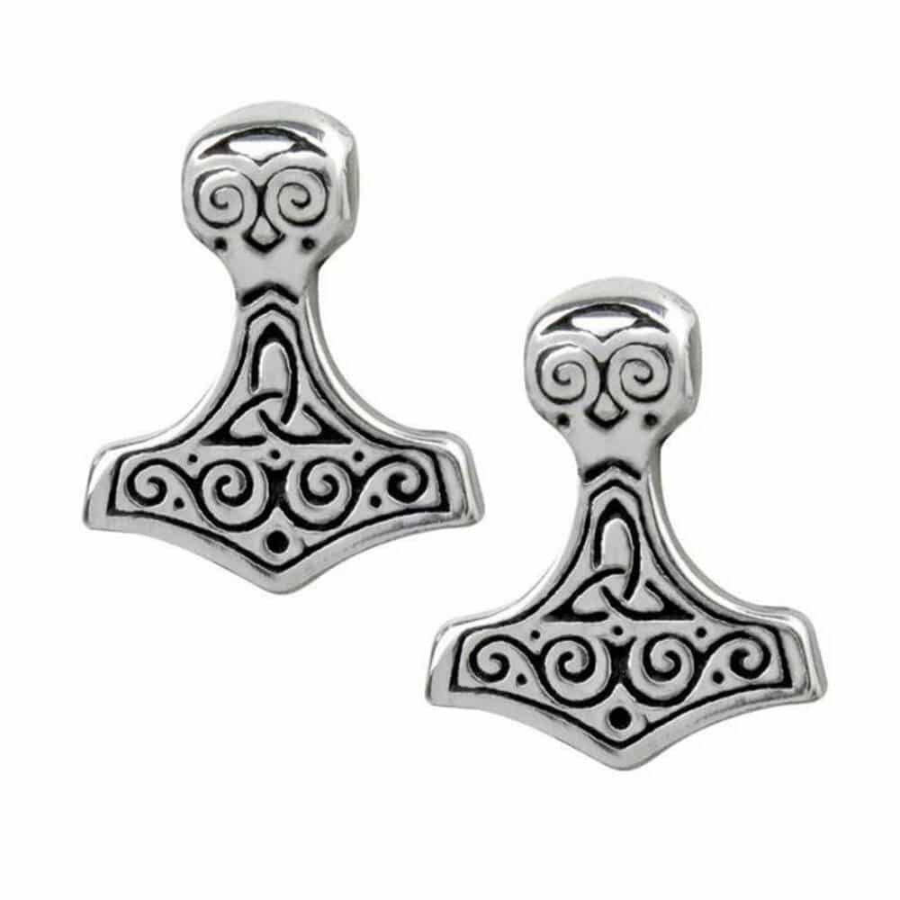 Alchemy stud earrings Thor's hammer