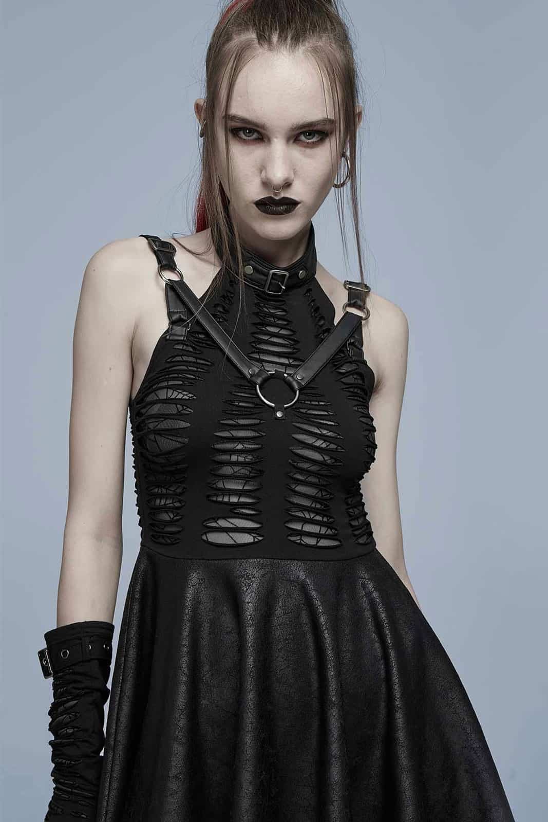 Black rave dress sale