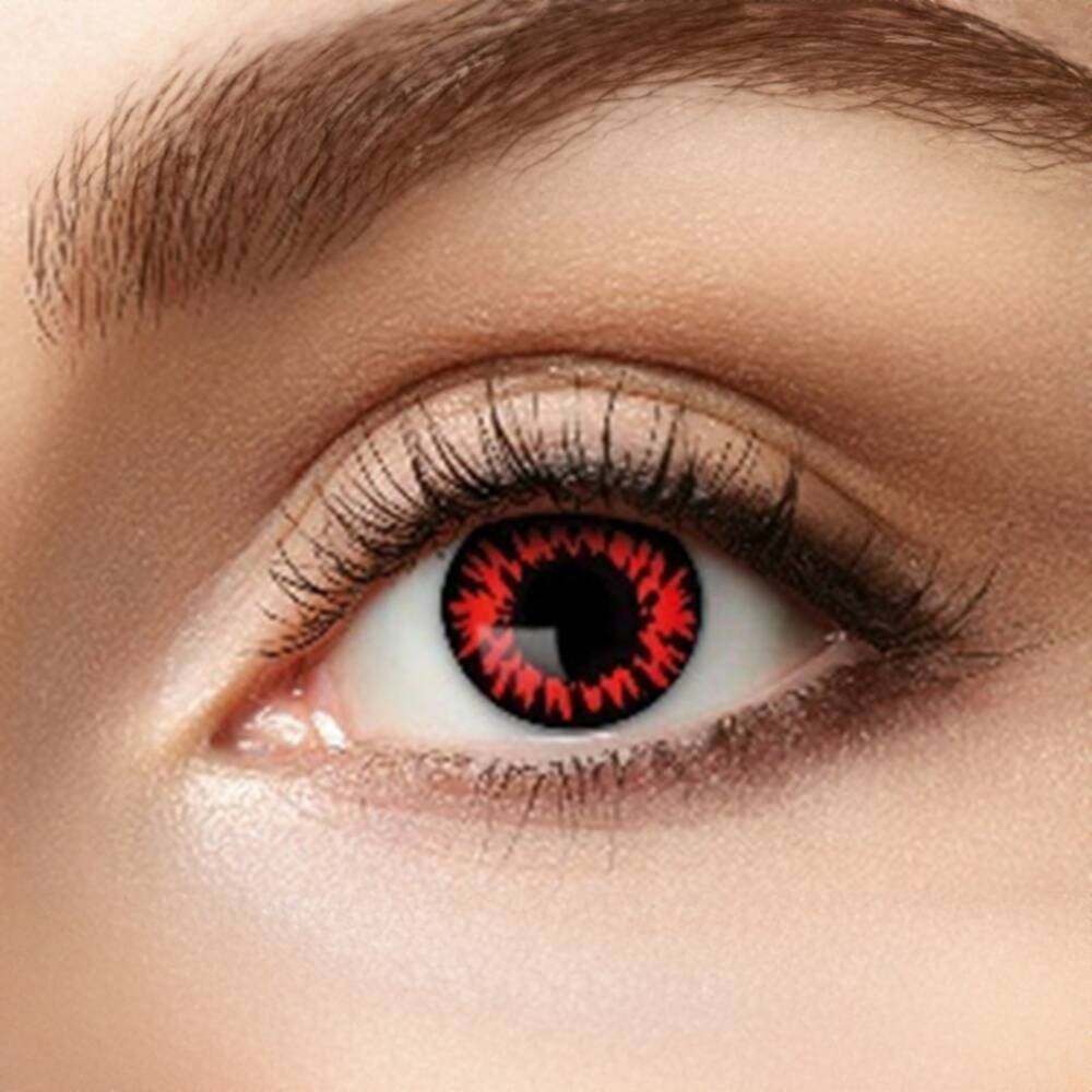 Eyecatcher Contact Lenses Red Wolf