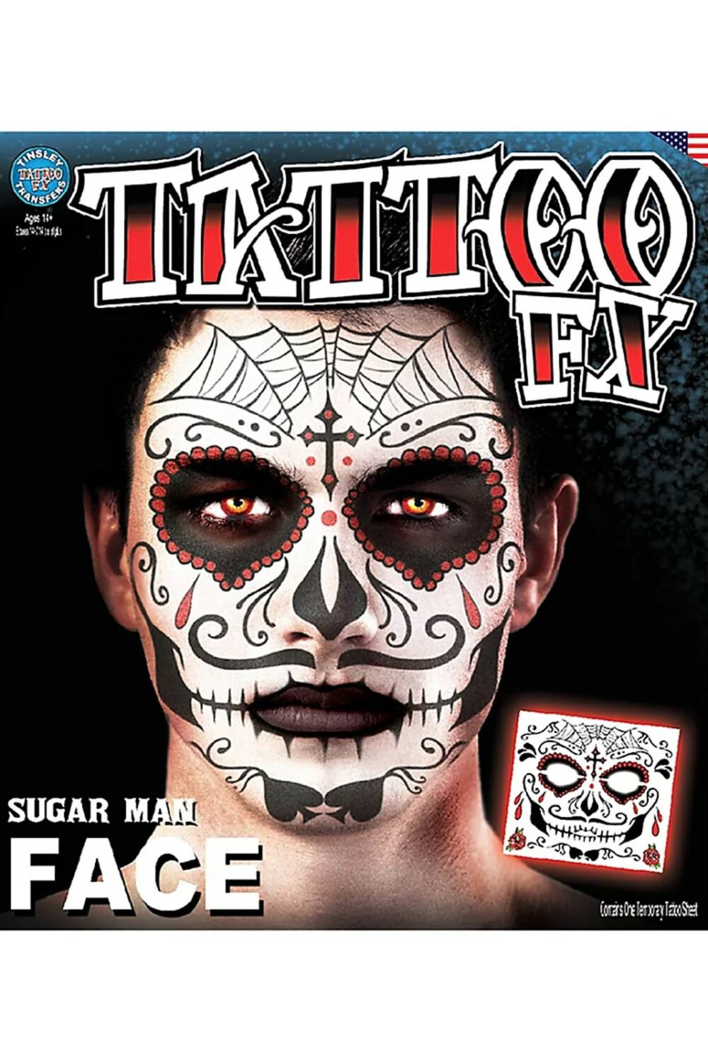 Maskworld adhesive tattoo Sugar Man