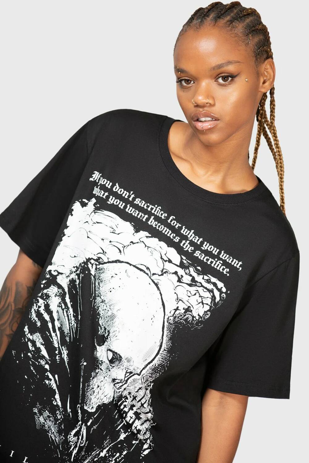 Killstar T-Shirt Lonely Dark - Image 2