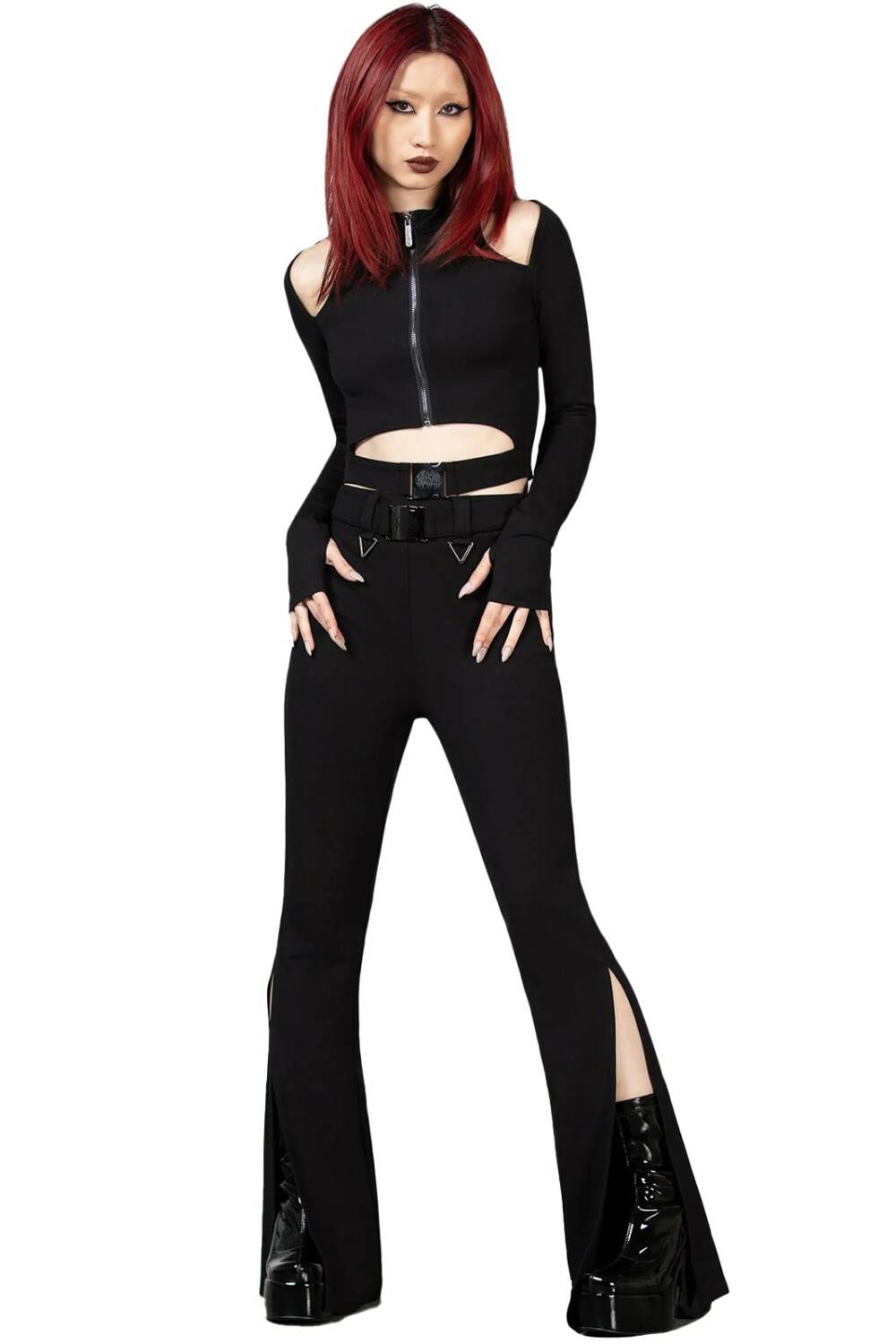Killstar flared pants Vortatrix