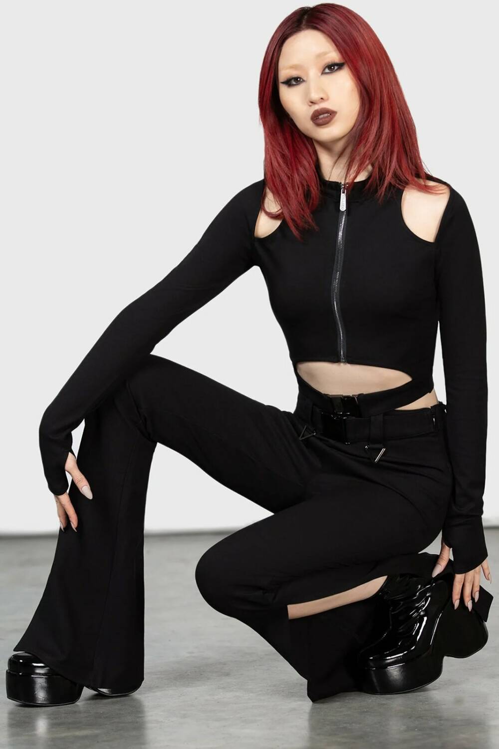 Killstar flared pants Vortatrix - Image 2