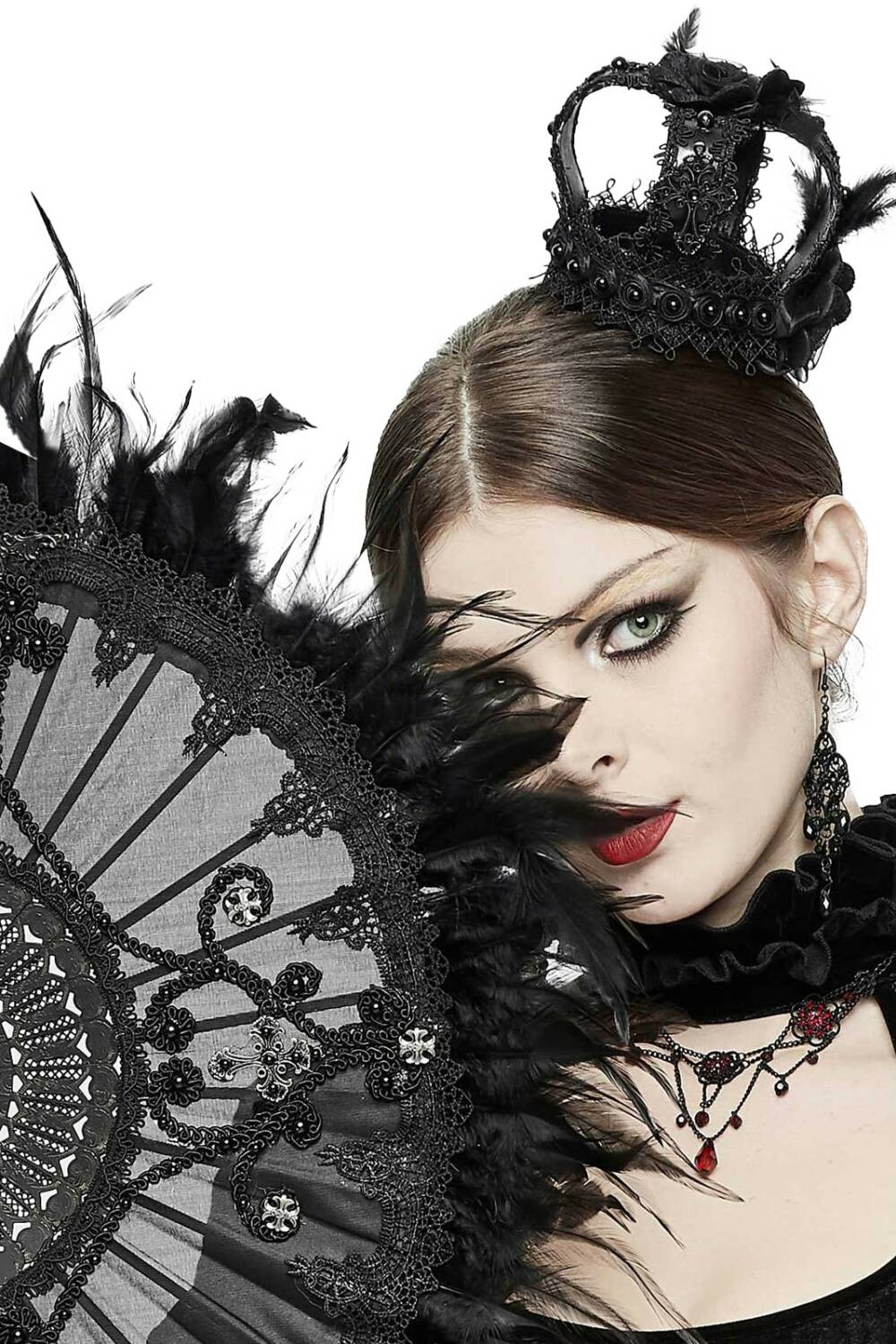 Devil Fashion Mini Hat Gothic Queen Crown
