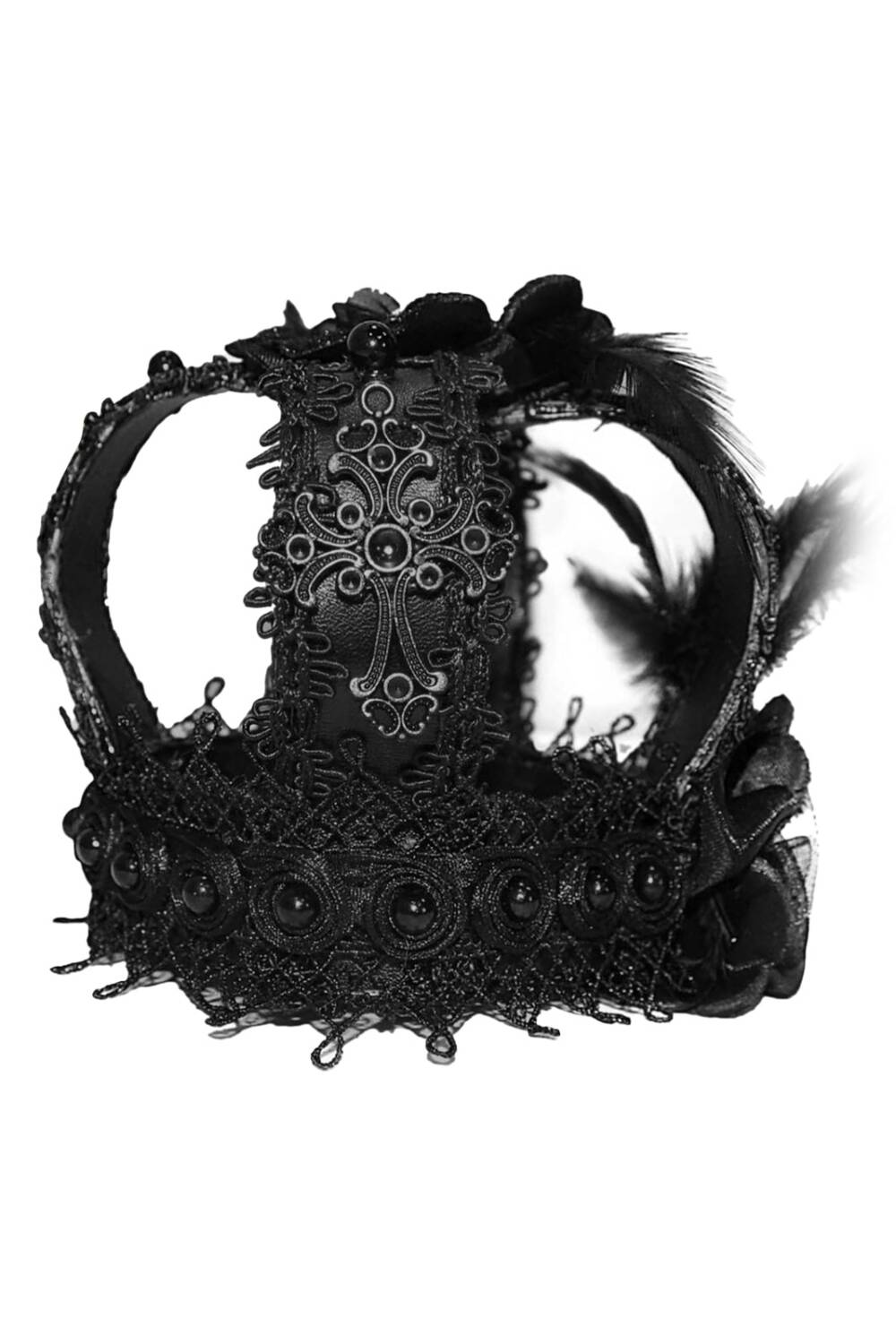 Devil Fashion Mini Hat Gothic Queen Crown - Image 2