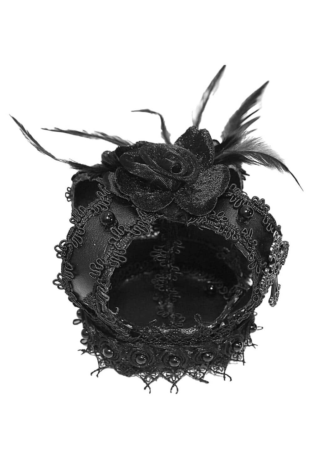 Devil Fashion Mini Hat Gothic Queen Crown - Image 5