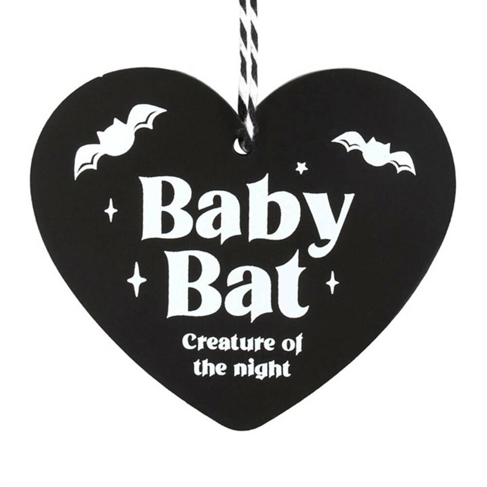 Spirit of Equinox decorative heart pendant Baby Bat - Image 3