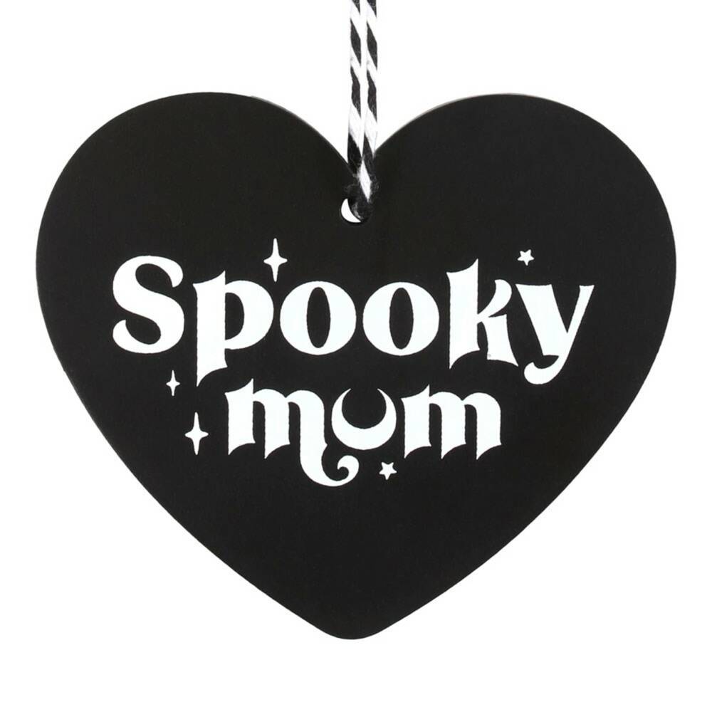 Spirit of Equinox decorative heart pendant Spooky Mum - Image 3