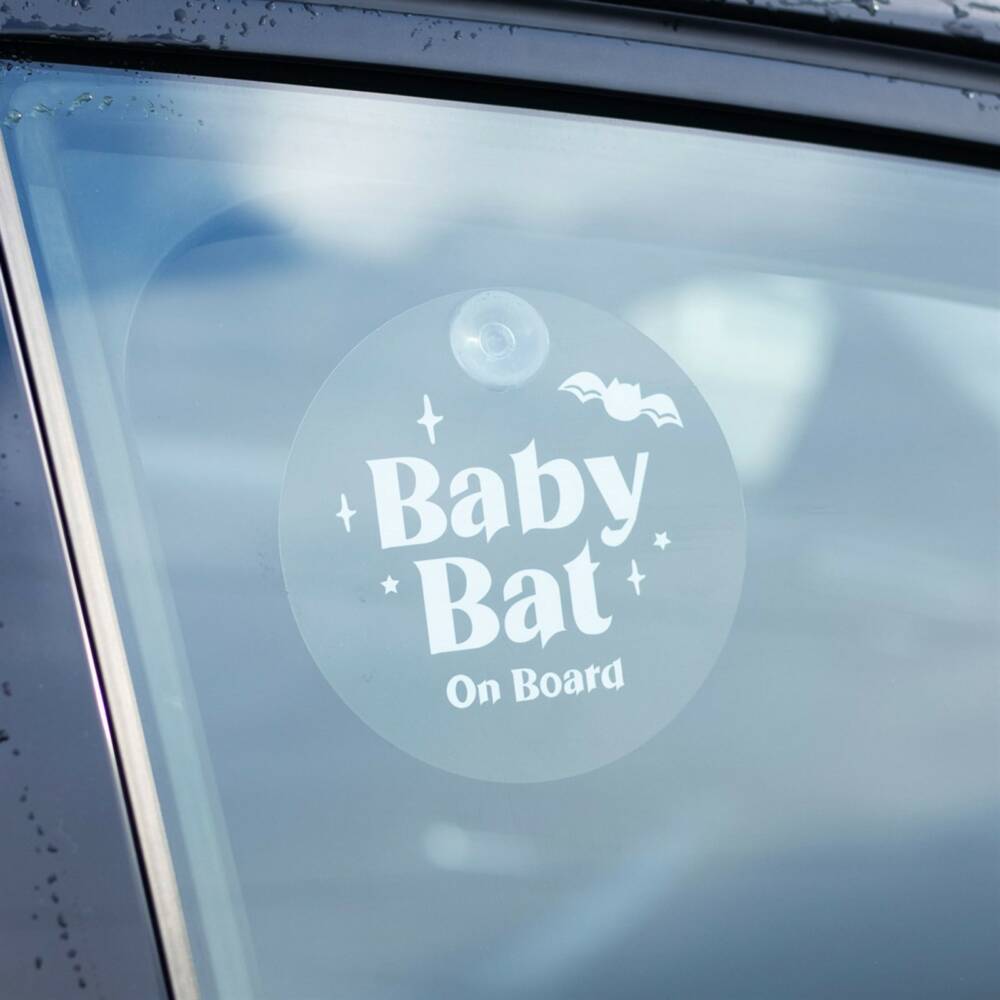 Spirit of Equinox window sign Baby Bat on Board - Image 2
