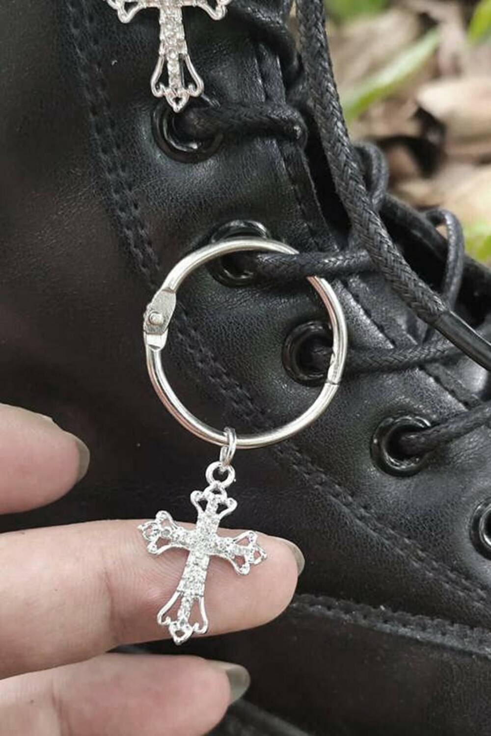 Mad Moonshine shoe tag Gothic Cross III