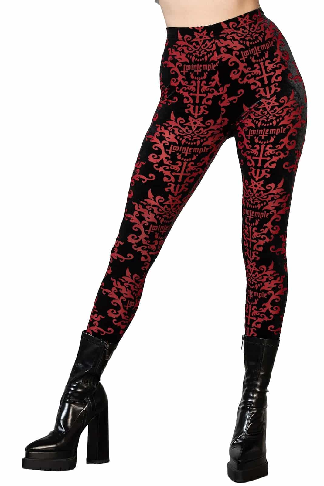 Killstar Twin Temple Legging Styx - Wonderland 13 Store