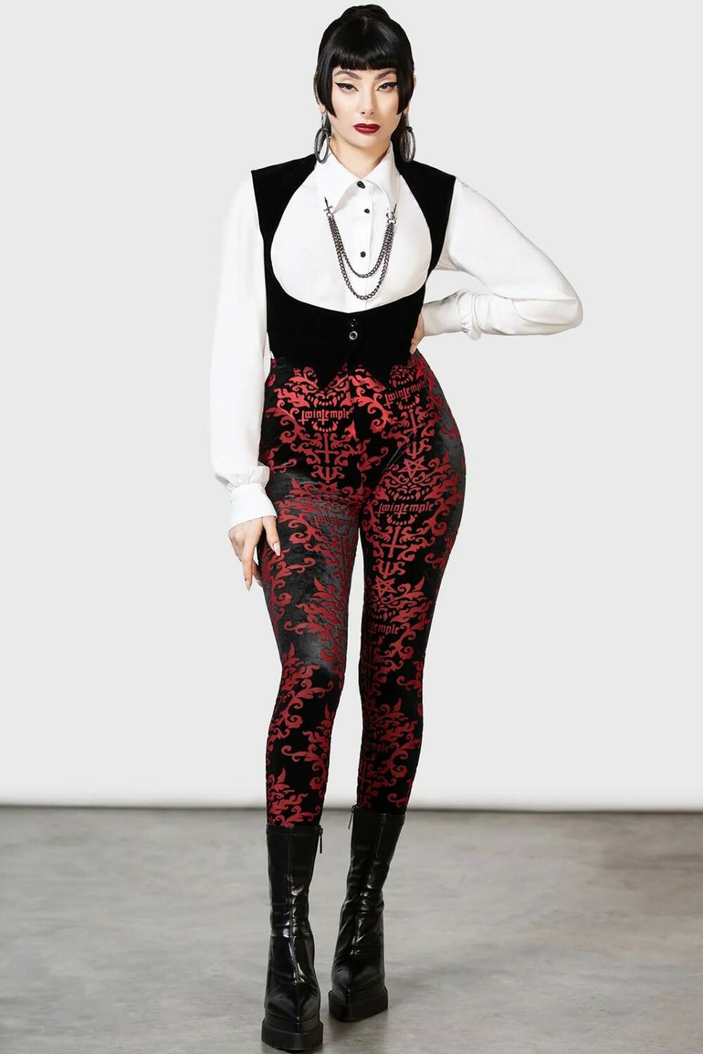 Killstar Twin Temple Legging Styx - Image 2
