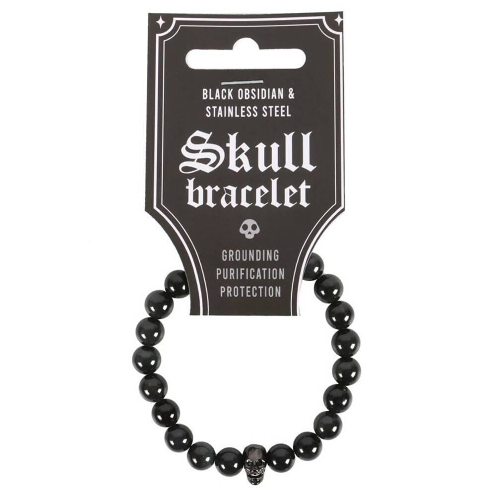 Spirit of Equinox bead bracelet Black Skull