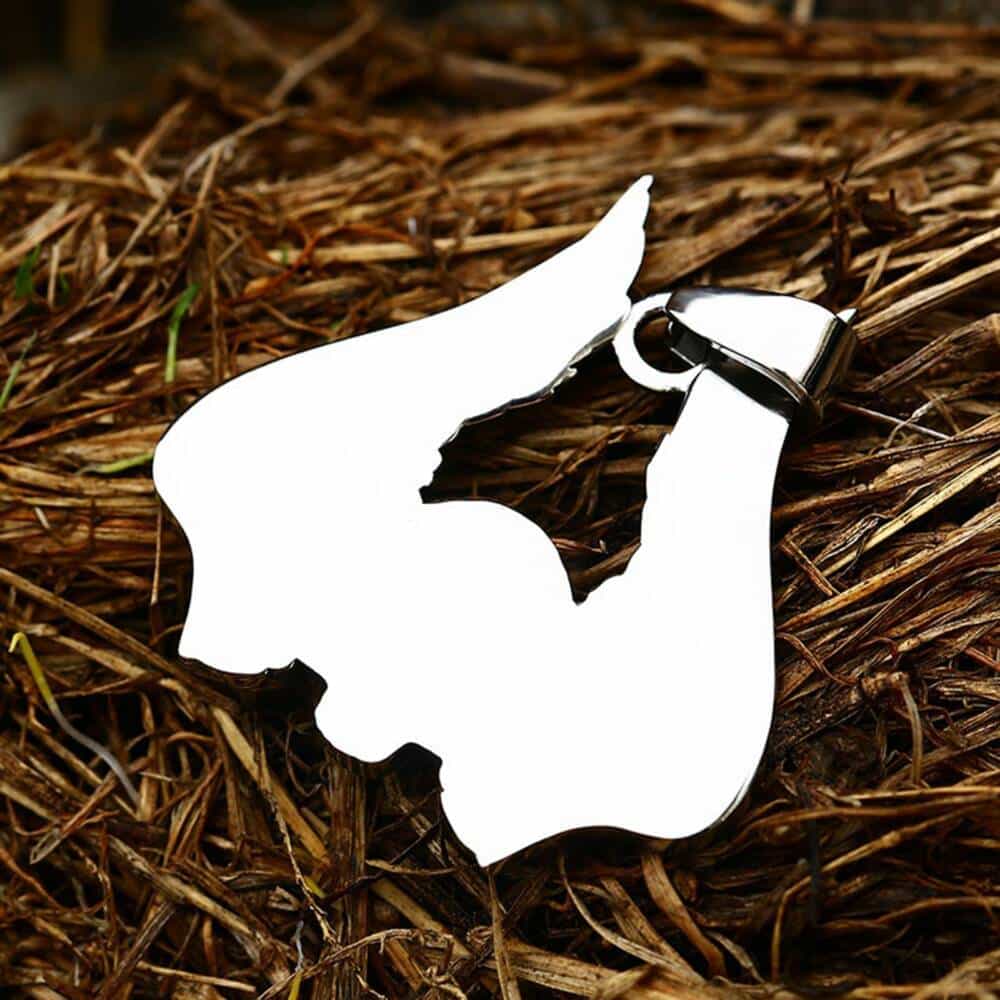 Moonattic Necklace Winged Skull - Image 3
