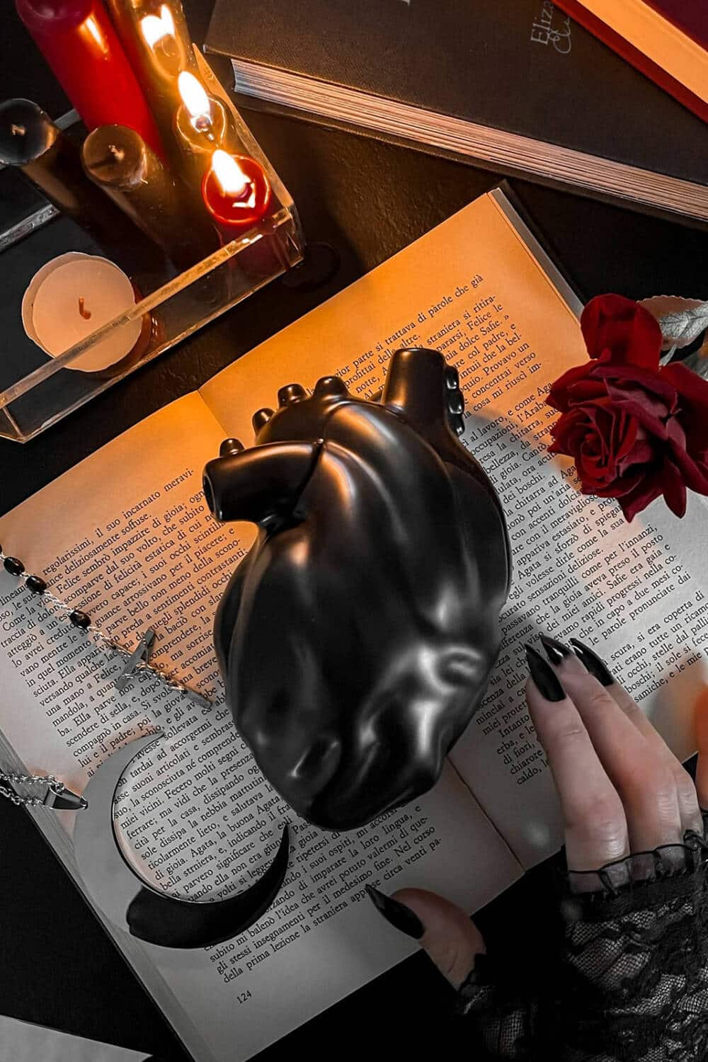 Killstar bowl with lid Black Heart - Image 4