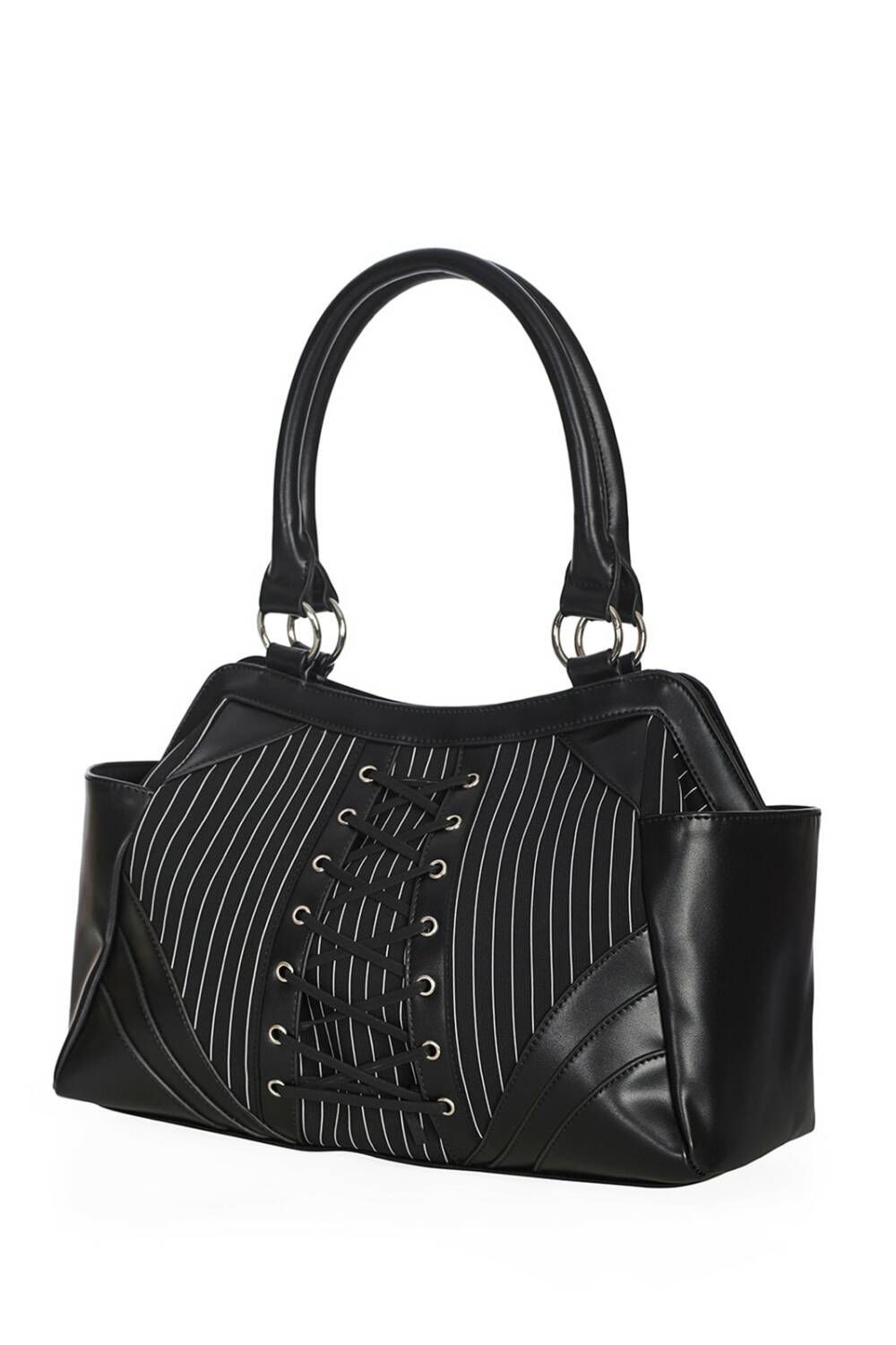Banned handbag Black Core Pinstripe - Image 2